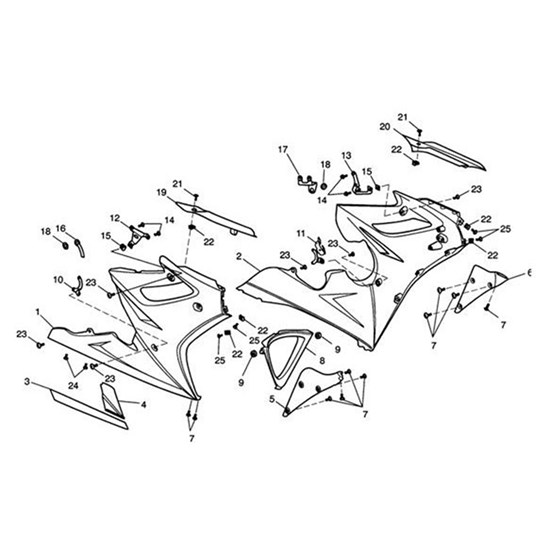 Bild von Fairing, RH