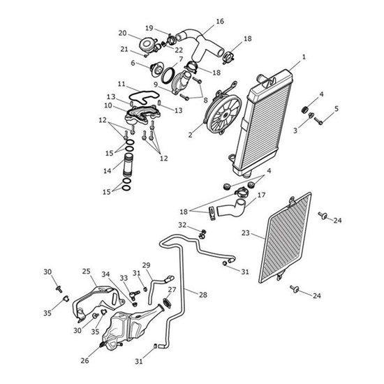 Bild von Fan, Radiator