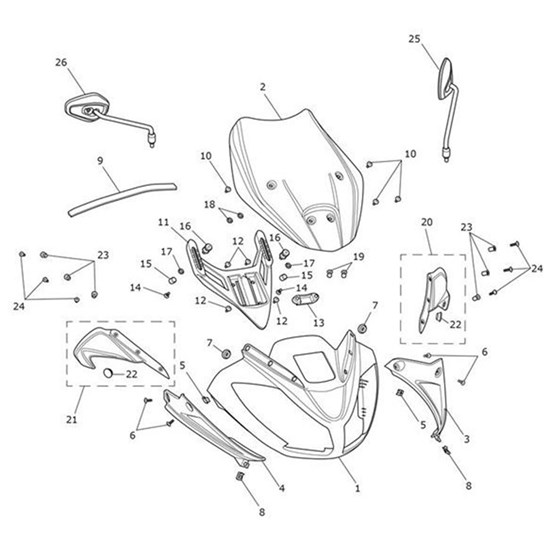 Bild von Finisher, Cockpit, RH, Spares