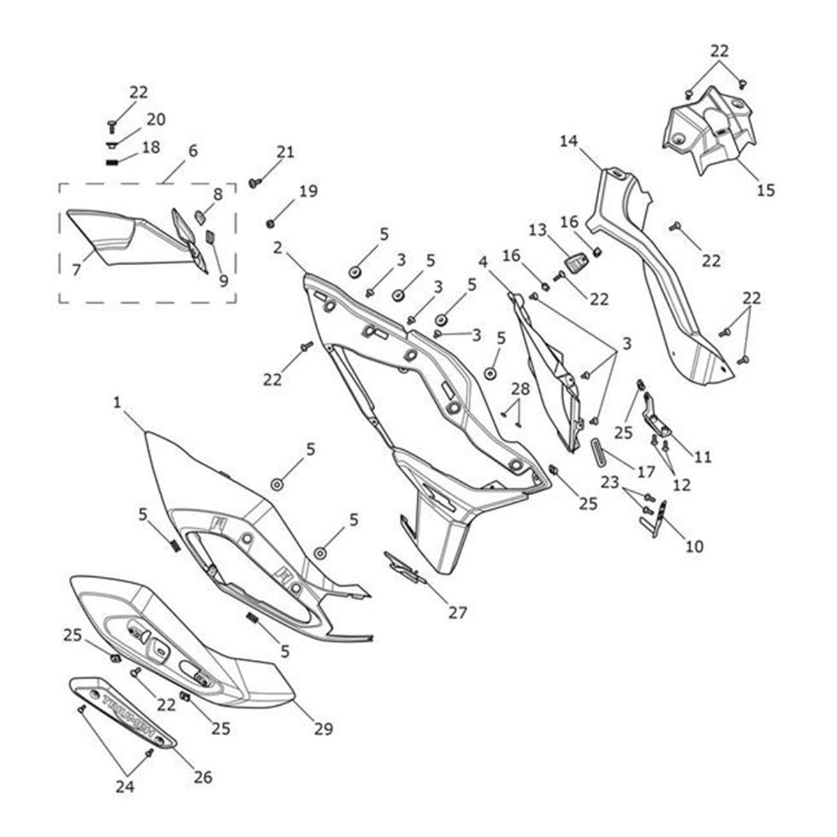 Bild von Finisher, Fuel Tank, Spares Kit