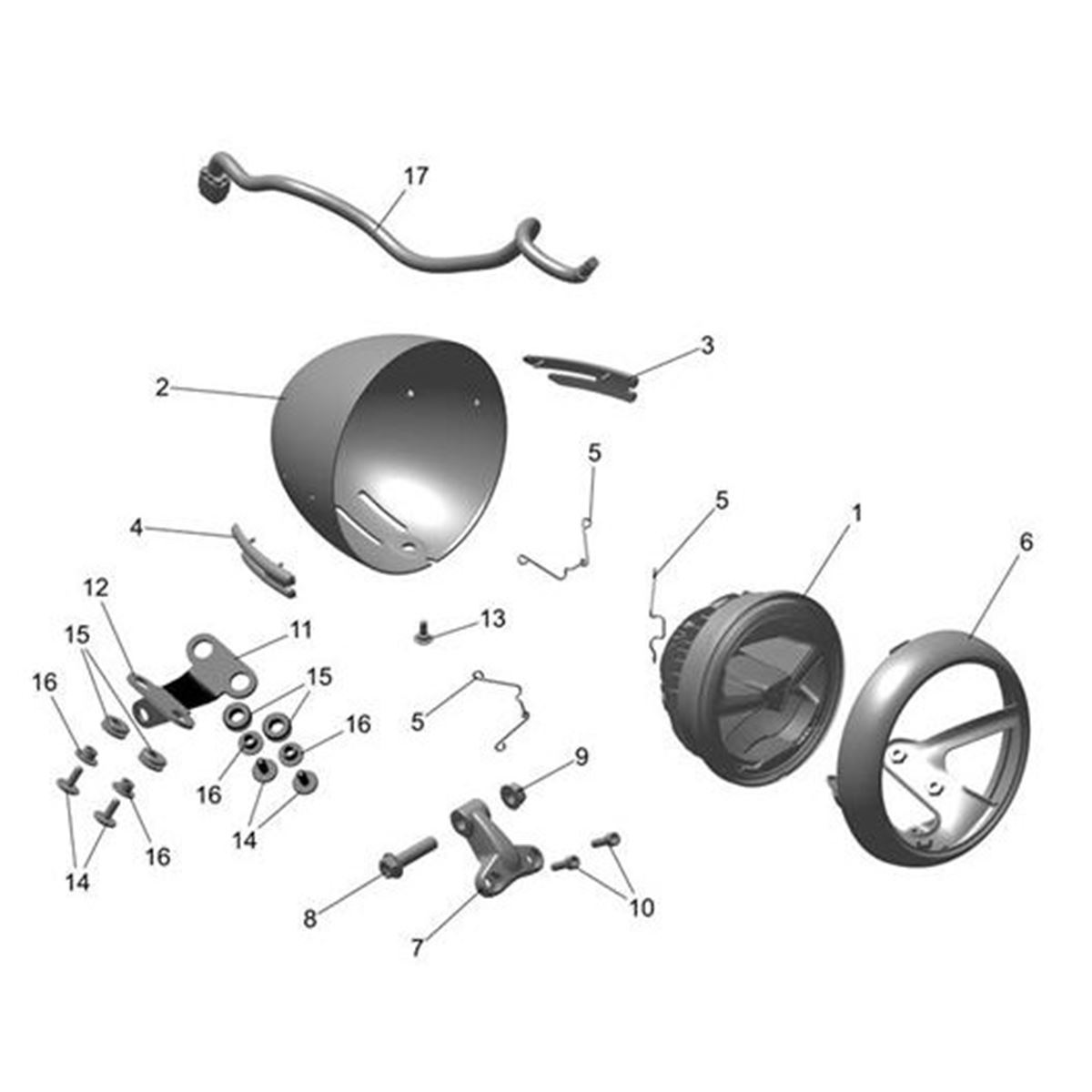 Bild von Finisher, Headlight, LH