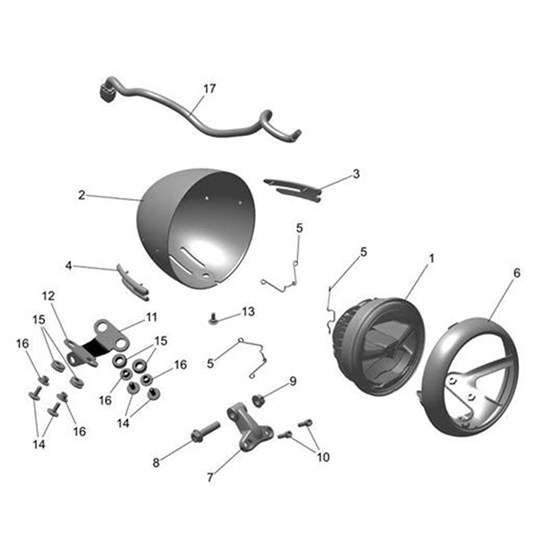 Bild von Finisher, Headlight, LH