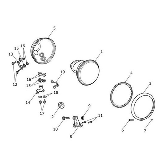 Bild von Flanged Nut, M6, 14mm A/F