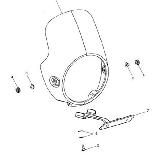 Bild von Flanged Sleeve, M8 x 10 x 8.2