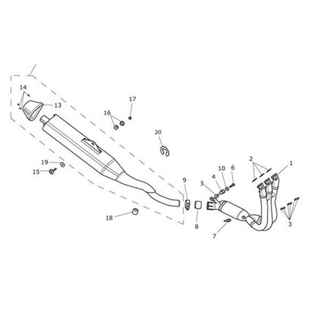 Bild von Flanged Sleeve, M8 x 26.6