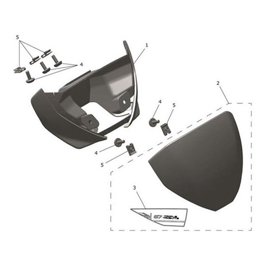 Bild von Flyscreen, Side, Mldg