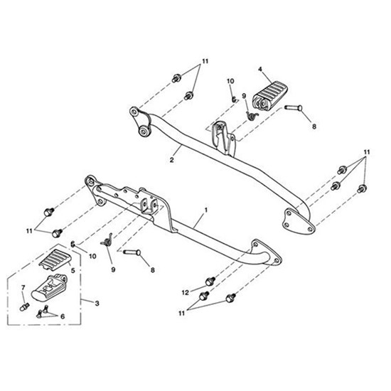 Bild von Foot Control Mtg Assy, LHS