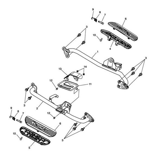 Bild von Foot Control Mtg Assy, RH