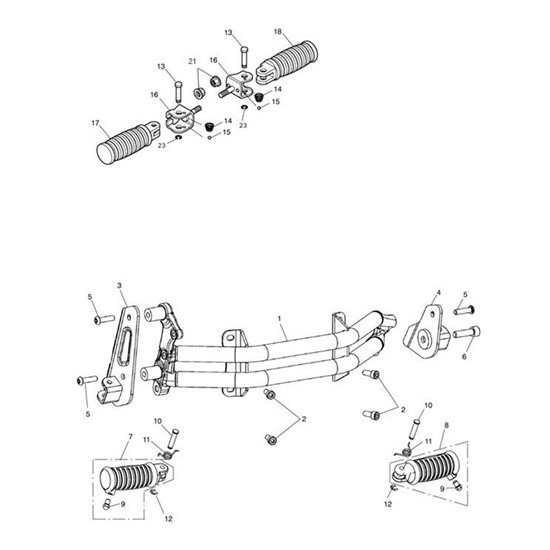 Bild von Foot Control Plate, LH