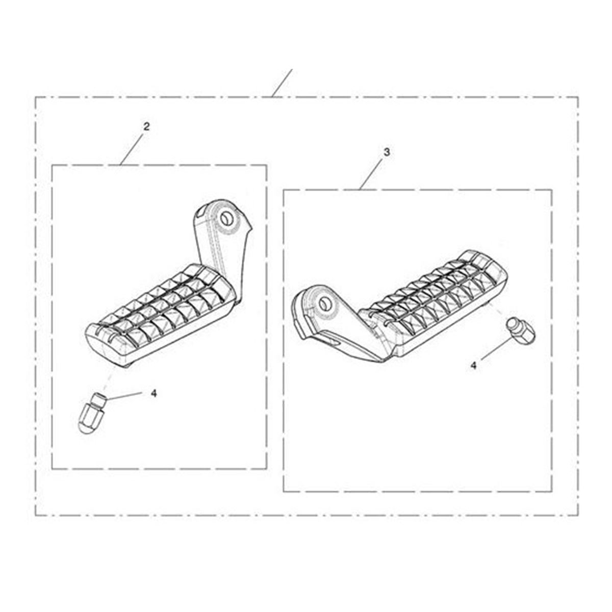 Picture of Footrest, RHF
