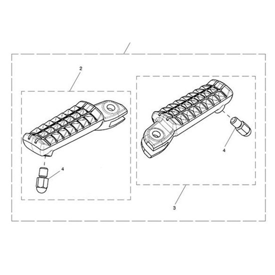Picture of Footrest, RHF
