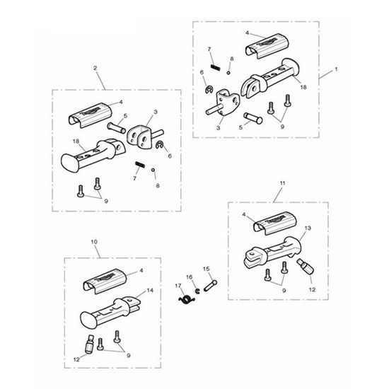 Bild von Footrest Assy, LH, Rear