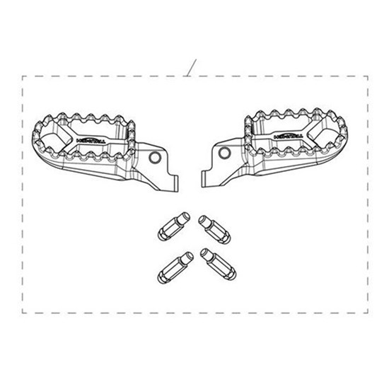 Bild von Footrest Kit