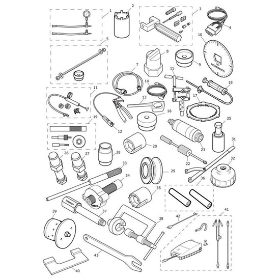 Bild von Fork, Top Nut Socket, TES