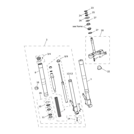 Bild von Fork Assy, RH