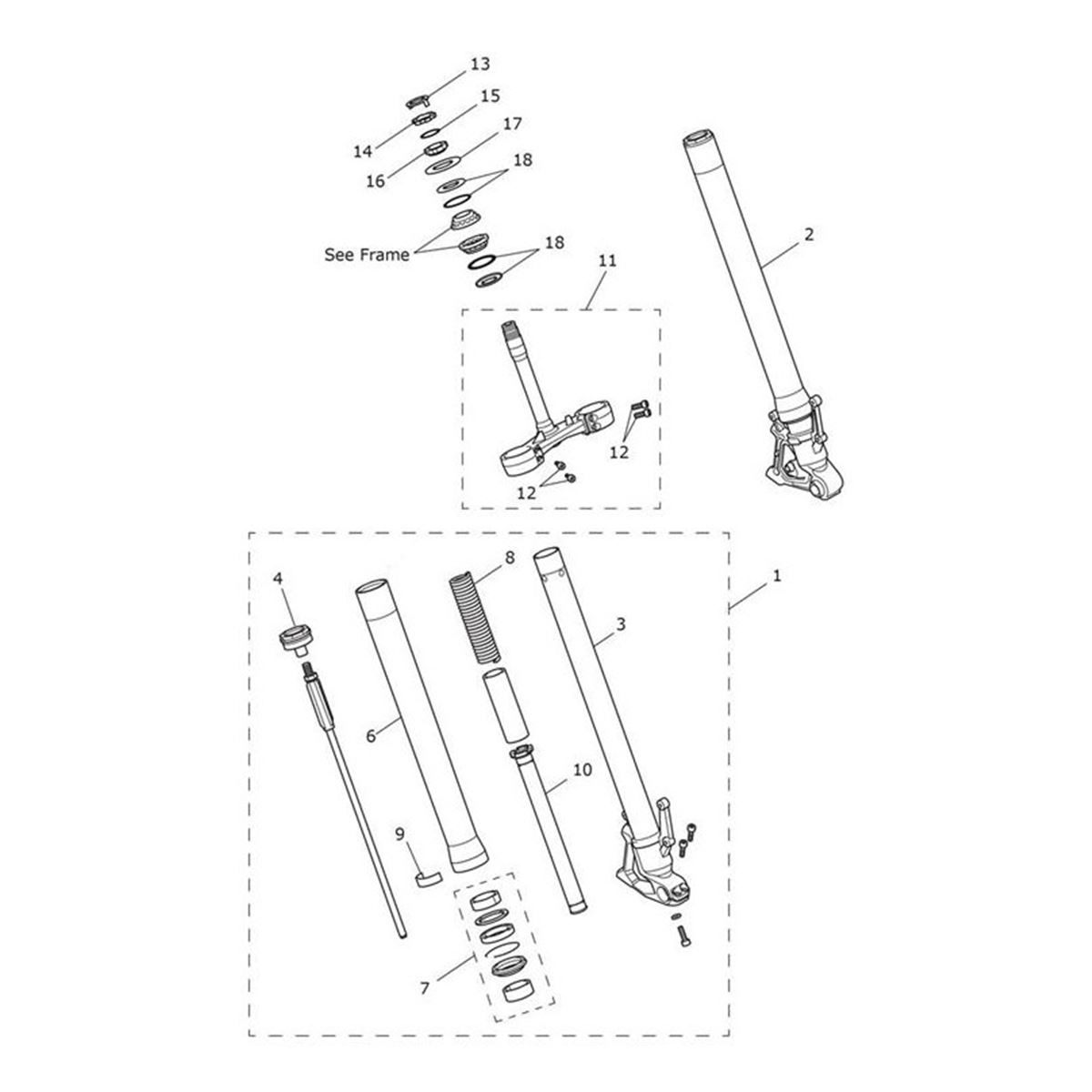 Bild von Fork Assy, RH