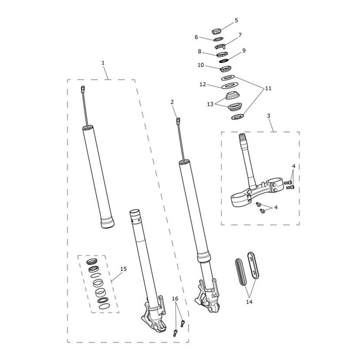 Bild von Fork Assy, TSAS, RH