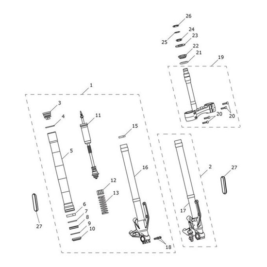 Bild von Fork Bolt, P/Comp, RH