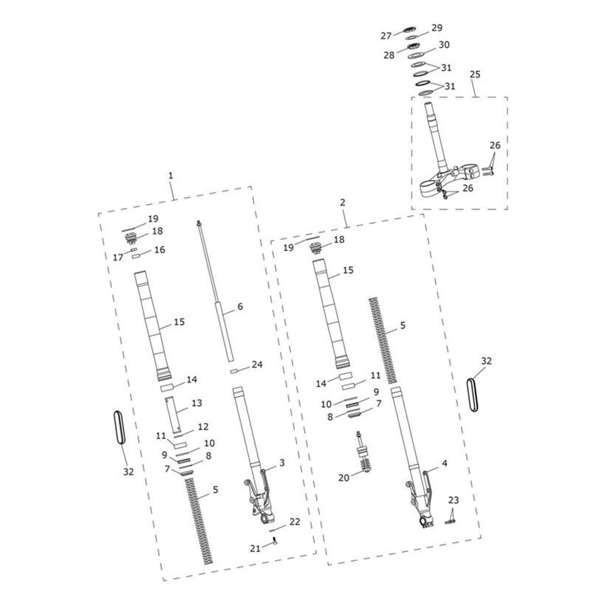 Bild von Fork Leg Assembly, LH