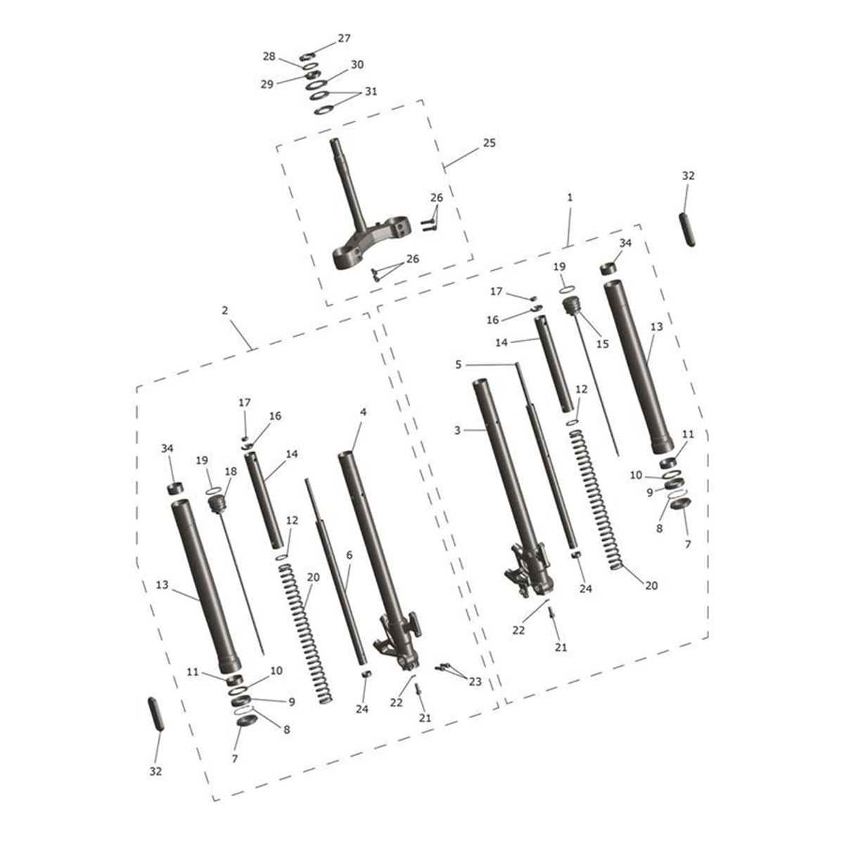Bild von Fork Leg Assembly, RH