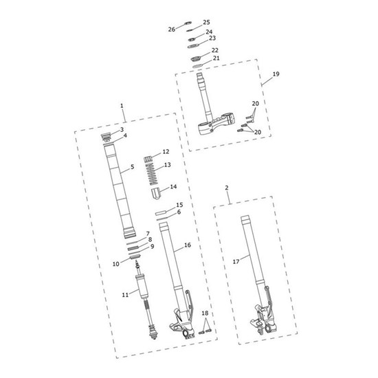 Bild von Fork Leg Assembly, RH