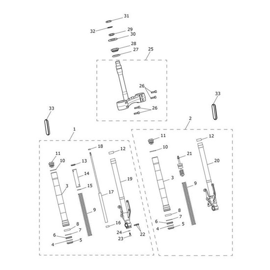 Bild von Fork Leg Assy, LH