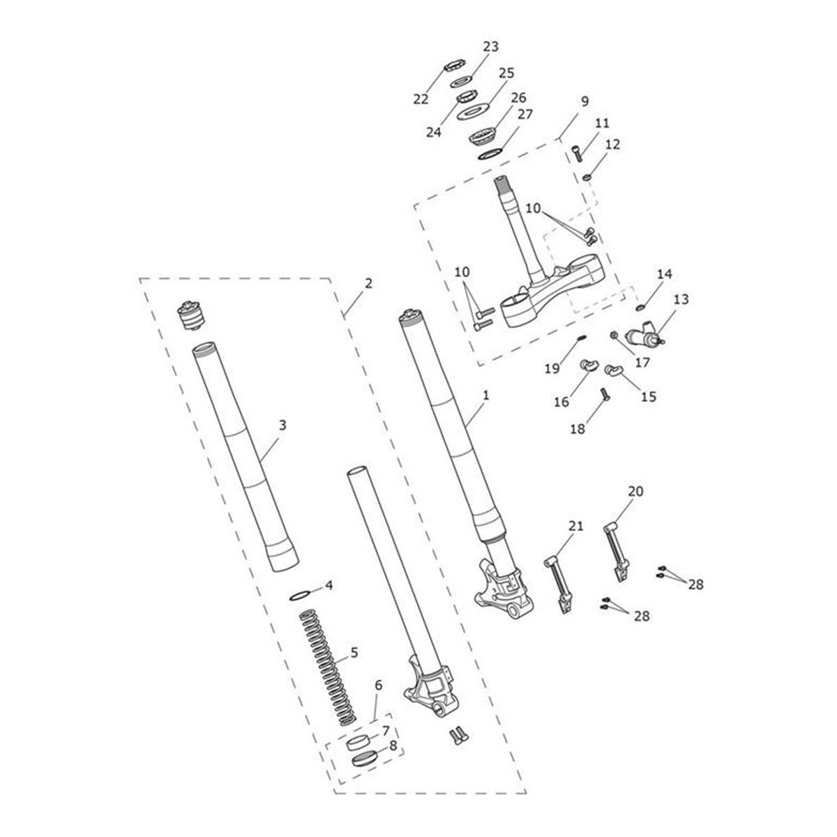 Bild von Fork Leg Assy, LH