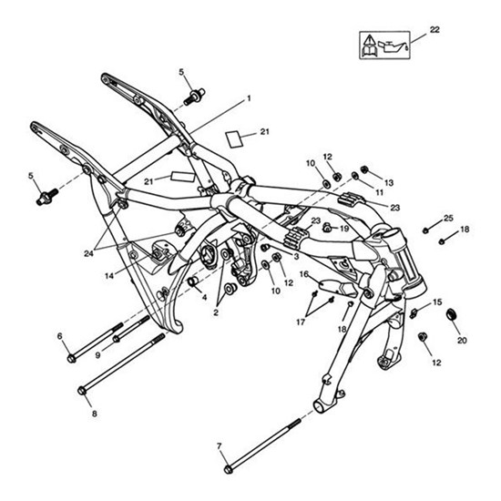 Bild von Frame, Spares Assy, Americas