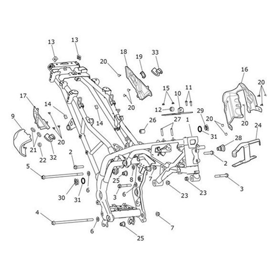 Bild von Frame Assembly Spares, Americas