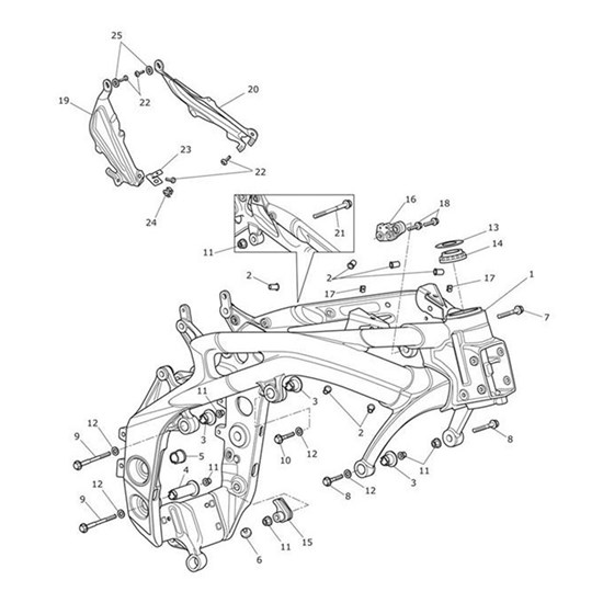 Bild von Frame Assy, Blue