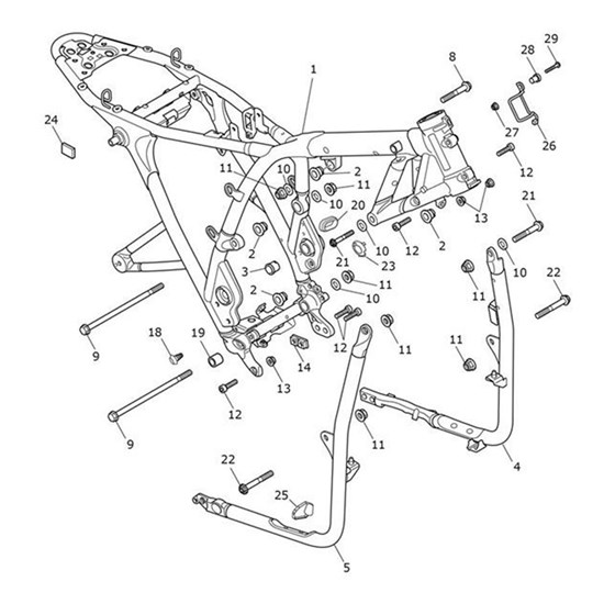 Bild von Frame Assy, World