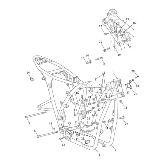 Bild von Frame Assy, World