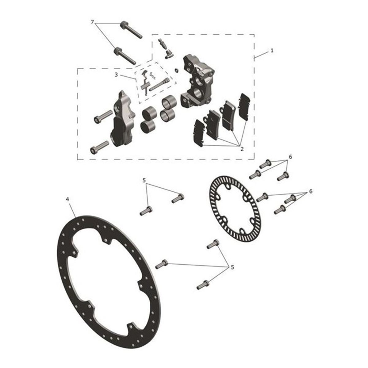 Bild von Front Caliper Assembly