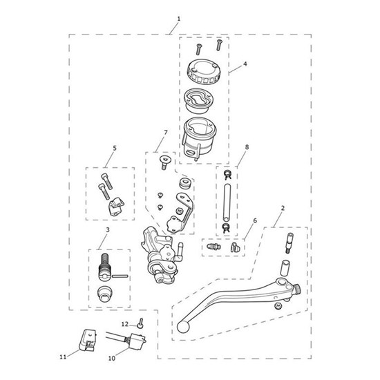 Bild von Front M/Cyl Assembly