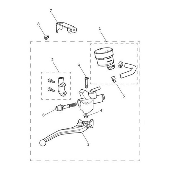 Bild von Front M/Cyl Assy, 12.7mm