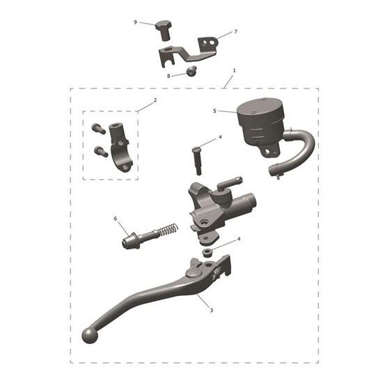 Bild von Front M/Cyl Assy, 12.7mm