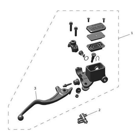 Bild von Front M/Cyl Brake Lever Kit
