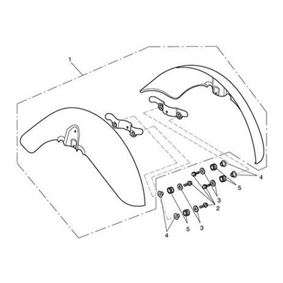 Bild von Front Mudguard Assembly