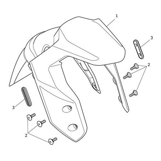 Bild von Front Mudguard Assy