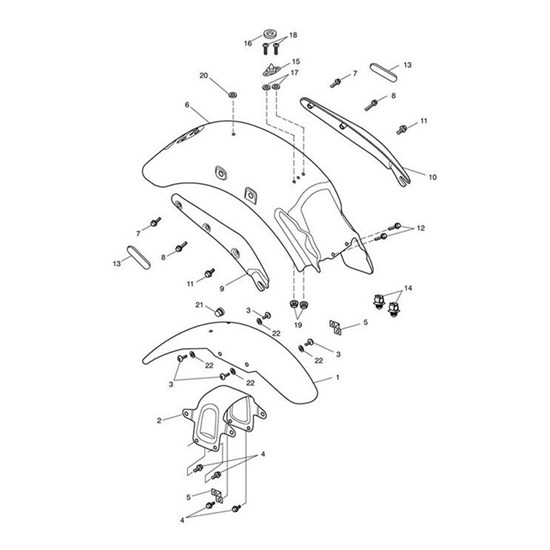 Bild von Front Mudguard Bracket