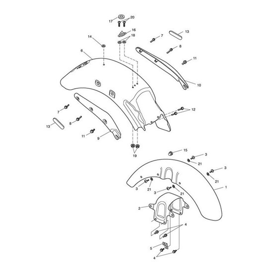 Bild von Front Mudguard