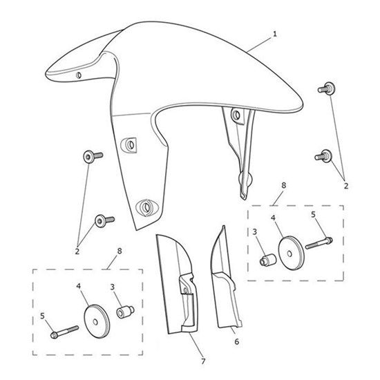 Bild von Front Mudguard