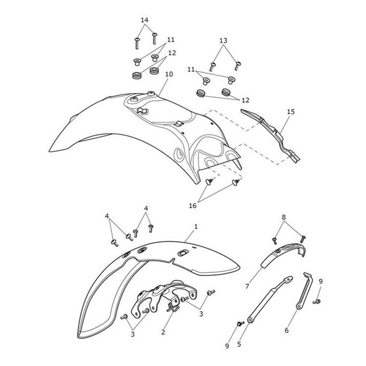 Bild von Front Mudguard