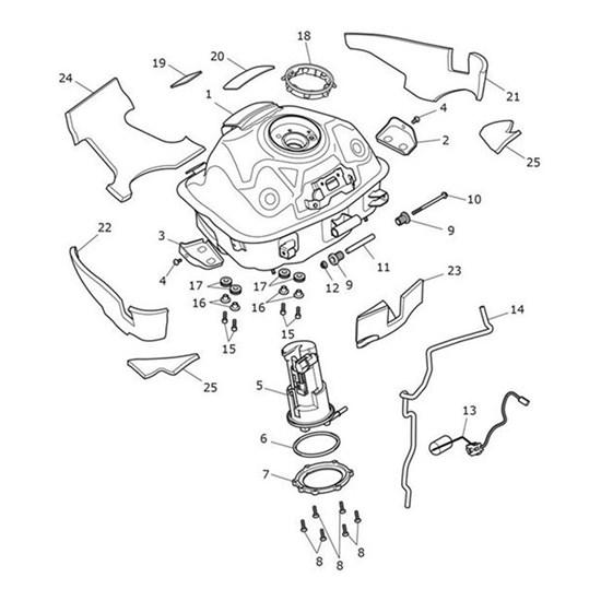 Bild von Fuel Tank & Bodywork Pads