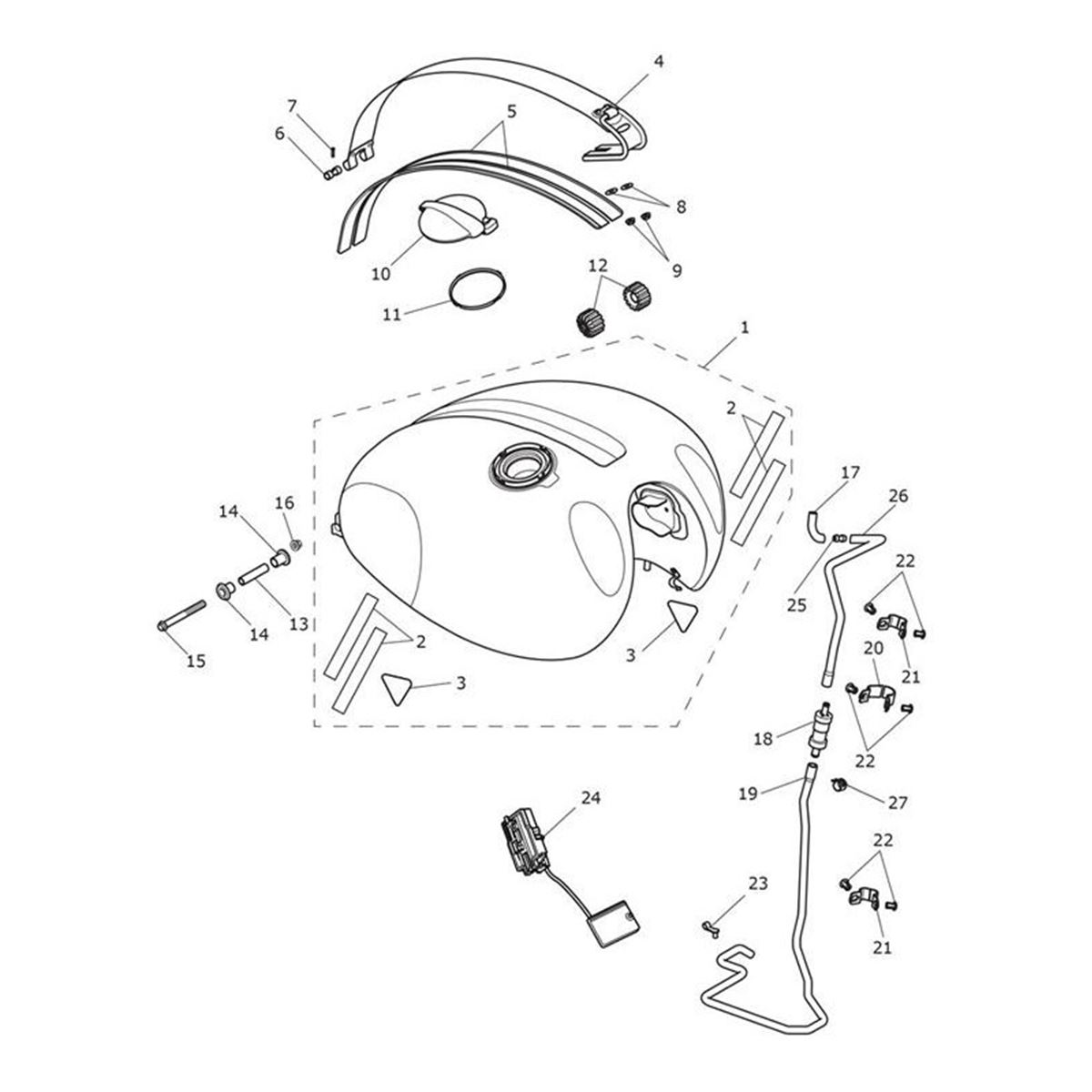 Bild von Fuel Tank Assembly