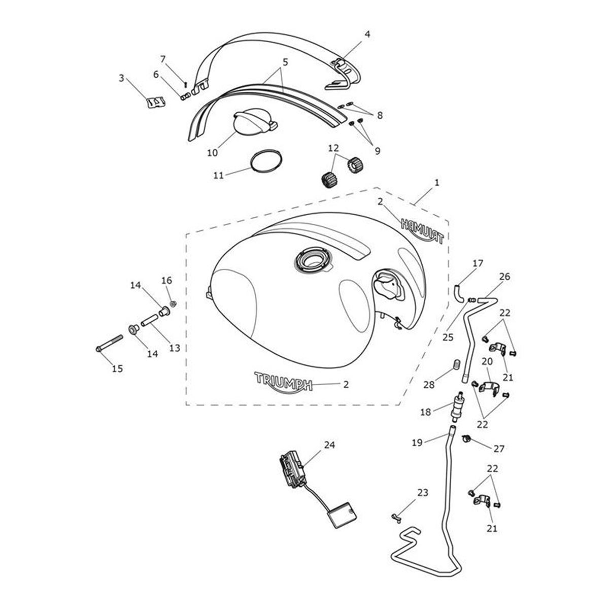 Bild von Fuel Tank Assembly