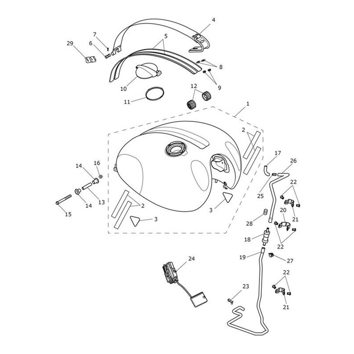 Bild von Fuel Tank Assembly