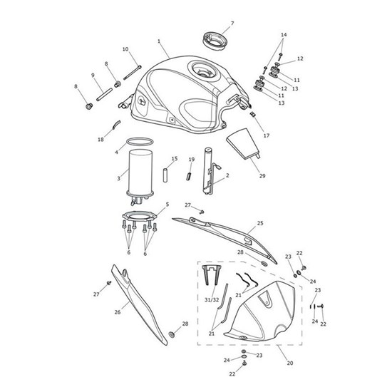 Bild von Fuel Tank Assy