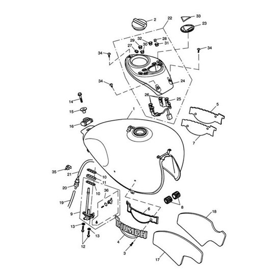 Bild von Fuel Tank Assy