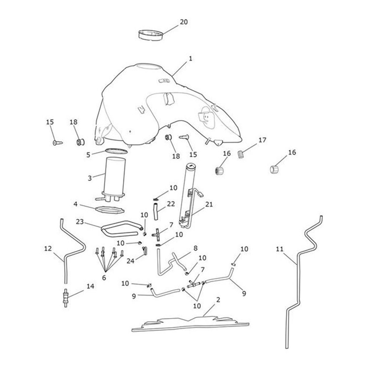 Bild von Fuel Tank Assy